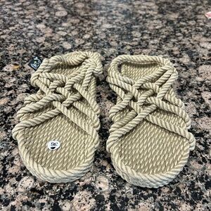 Tan Rope Sandals